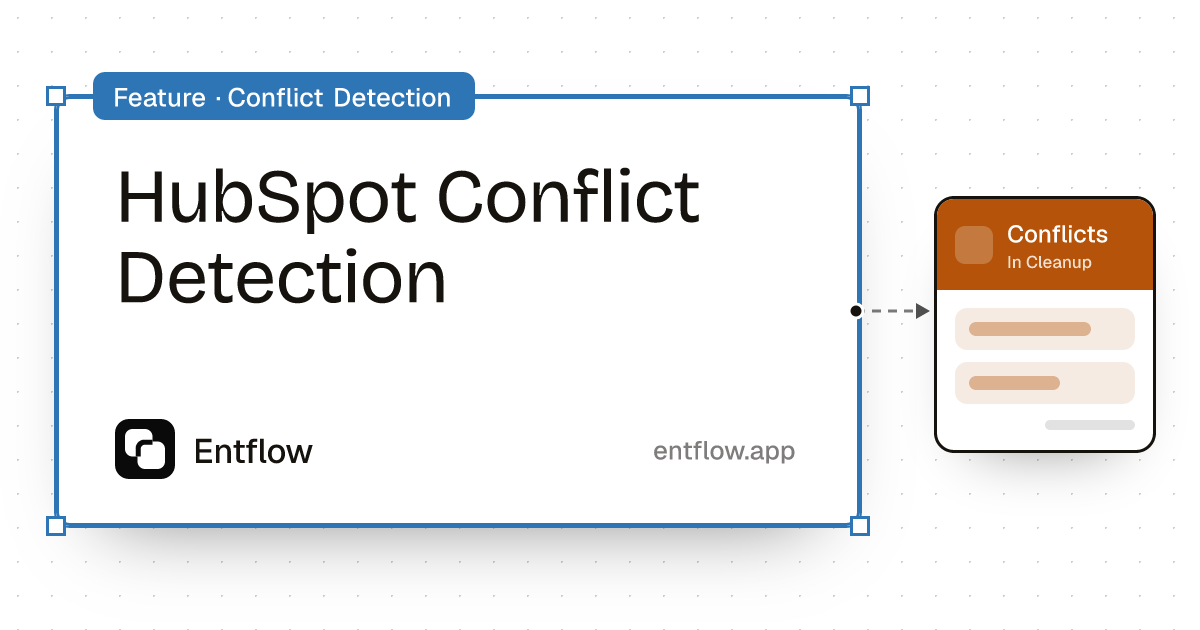 HubSpot Property Conflict Detection Tool | Entflow